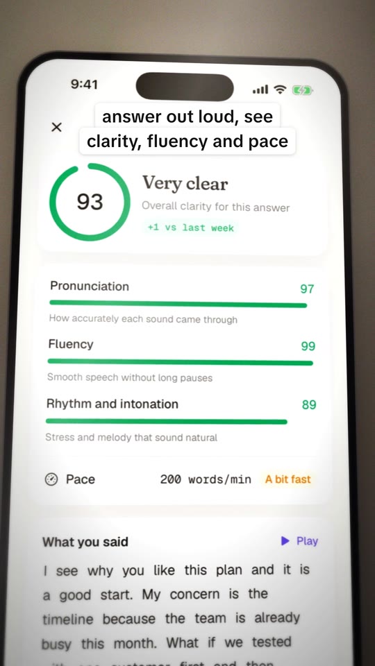 Step 3: the Heardy results screen with a caption